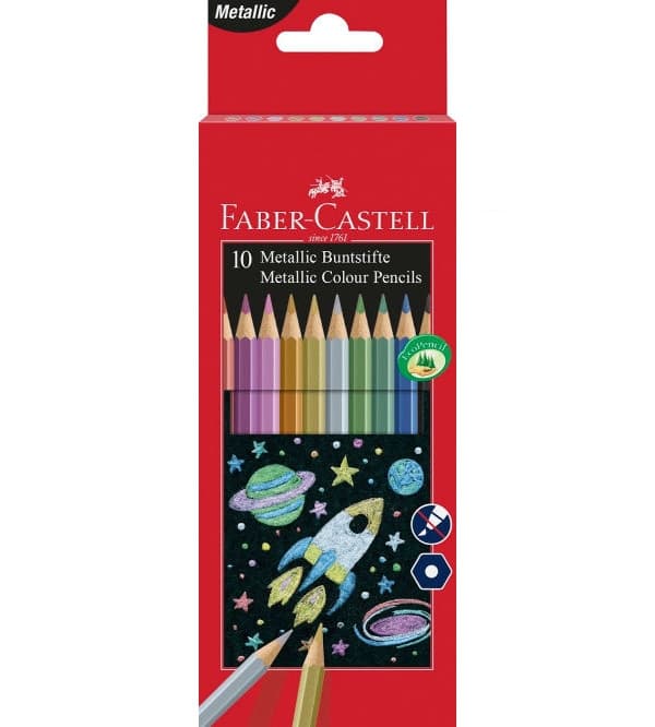 Faber-Castell metalliske blyanter 10 farver 201583