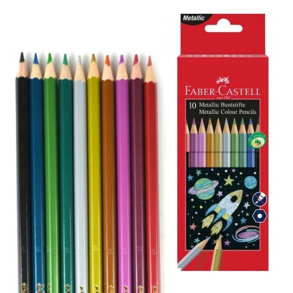 Faber-Castell metalliske blyanter 10 farver 201583