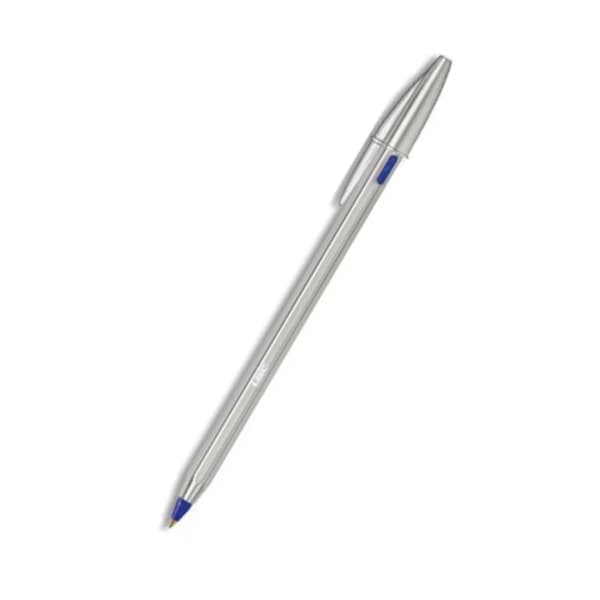 Bic Cristal Re'New Blue Kulspetspenna /1 penna + 2 refills/