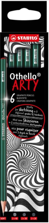 Stabilo Othello Soft Pencil Set om 6/6-21-1-20