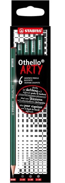 Stabilo Othello Hard Pencil Set med 6 st 282/6-21-2-20