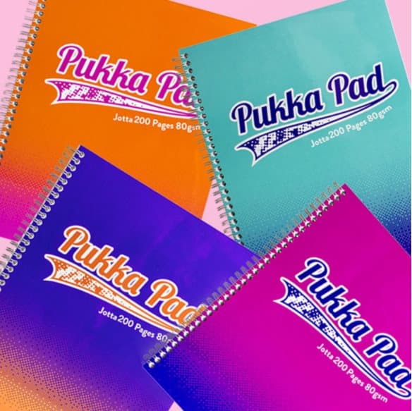 Pukka Pad Fusion Spiral Notebook pinkki 200k/80g A4 8408-FUS