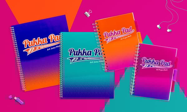 Pukka Pad Fusion Spiral Notebook pinkki 200k/80g A4 8408-FUS