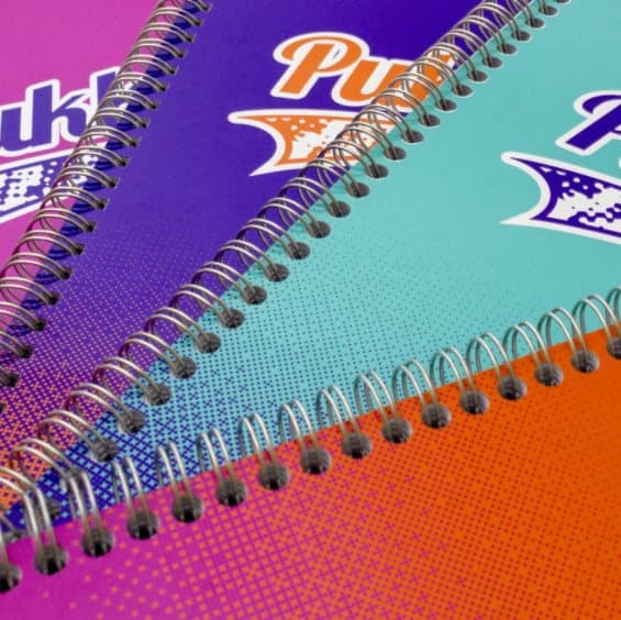 Pukka Pad Fusion Spiral Notebook pinkki 200k/80g A4 8408-FUS