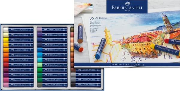 Oljepastell Kritor Faber-Castell CREATIVE STUDIO 36 FÄRGER FÖRPACKNING KARTONG 127036FC