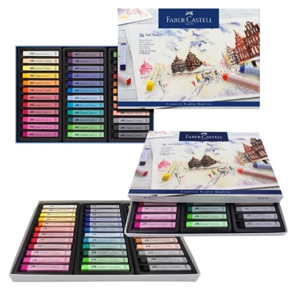 Farveblyanter Tørre pasteller Faber-Castell CREATIVE STUDIO 36 FARVER EMBALLAGE KARTON 128336FC
