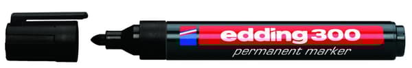 Edding 300 Permanent Marker Rund Sort 1,5-3mm 300/001/C ED