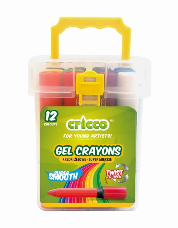 Twist Cricco geelikynät, 12 väriä kotelo CR352PB12