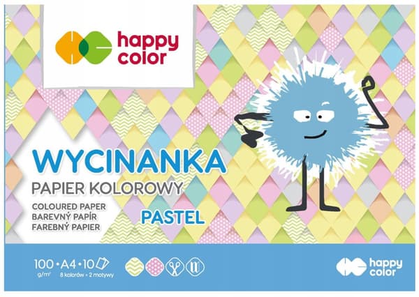Pastelli Cutout Block A4 100g /10 arkkia/ Happy Color HA-3710-2030-PA10