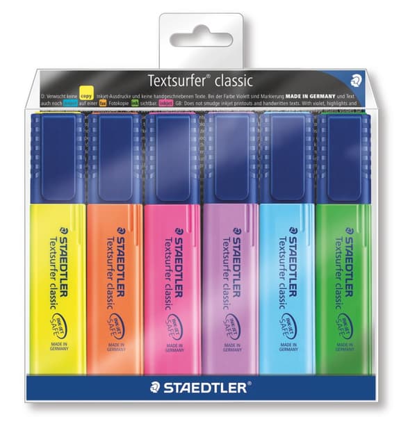 Staedtler Textsurfer 364 WP6 highlighter /6 stk/ PMBIU254