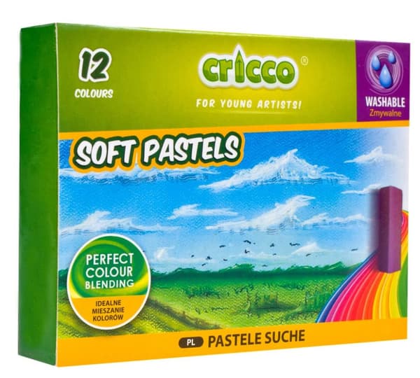 CRICCO BLØDE PASTELSÆT 12-KOL. CR491K12