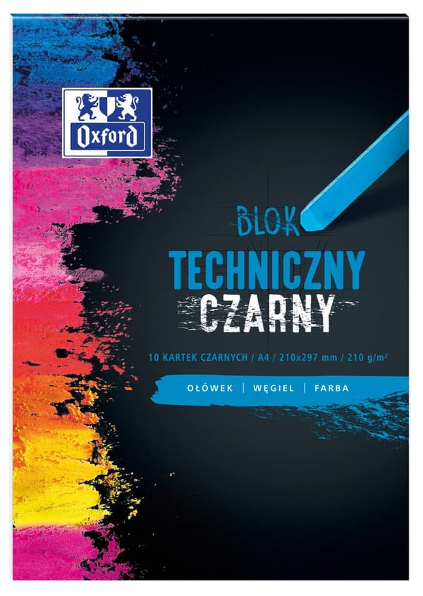 Tekninen tyyny Oxford A4 10K 210G Musta 400093231