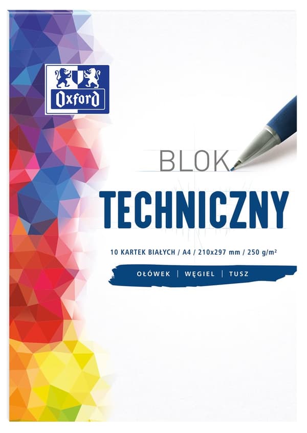 Tekninen paperi Oxford A4 10K 250G valkoinen 400093199