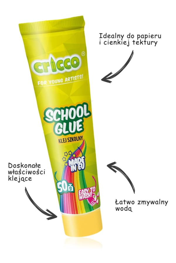 Cricco kasvipohjainen koululiima putkessa 50 g CR940