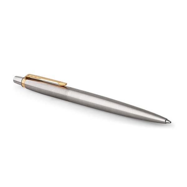 Parker Jotter rustfrit stål GT sølv-guld sæt (fyldepen + kuglepen) 2093257