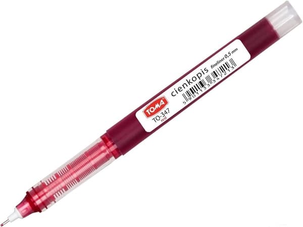 Toma Kapillær Fineliner Sæt med 6 stk TO-347 0,5 mm