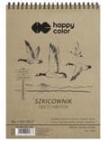 Miniatyrbillede 1 af 2: Skitsebog om spiralfugle A5 Hvid 80 ark 80/90 g Happy Color HA-3809-1520-p80