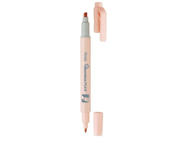 Pentel Highlighter Dubbelsidig Illumina Flex Orange Pastell SLW11P-FE