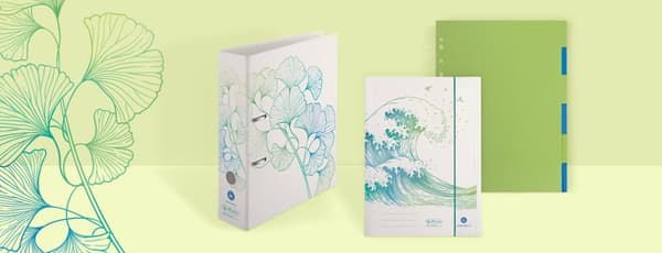 Herlitz pärm A4/80mm Greenline Gin Max. Fil '50033409'