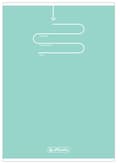 Miniatyrbillede 3 af 4: Notesbog A4/80 gitter Herlitz Pastelfarveblokering 9583303