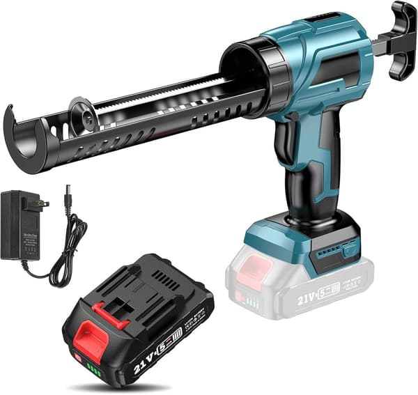 Elektrisk limpistol, 4 justerbara hastigheter, ergonomisk design,Med 1x batteri