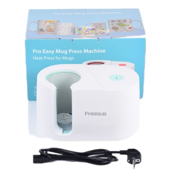Pneumatisk Krus Varmepressemaskine, Automatisk Betjening, 11oz-15oz Krus Kapacitet, Letvægtsdesign