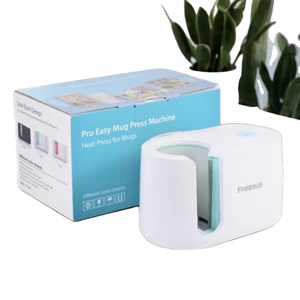 Pneumatisk Krus Varmepressemaskine, Automatisk Betjening, 11oz-15oz Krus Kapacitet, Letvægtsdesign
