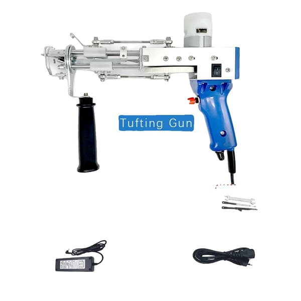Elektrisk Tæppe Tufting Pistol, Dobbelt Funktionalitet, Justerbar Hastighed,EU STIK 220V