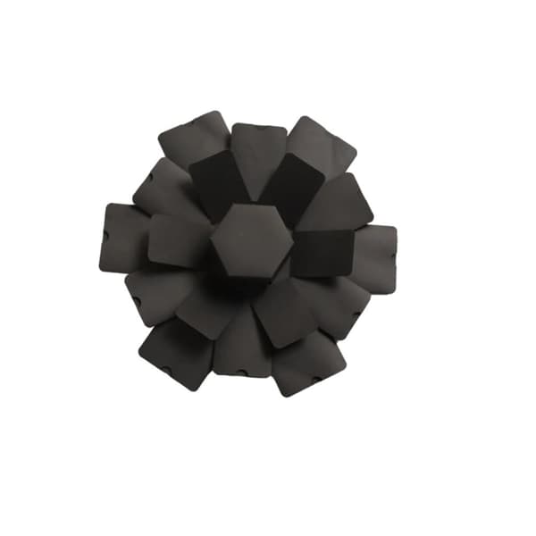 Hexagon Överraskningslåda, DIY Fotoalbum, Rymlig 47 cm Design,svart