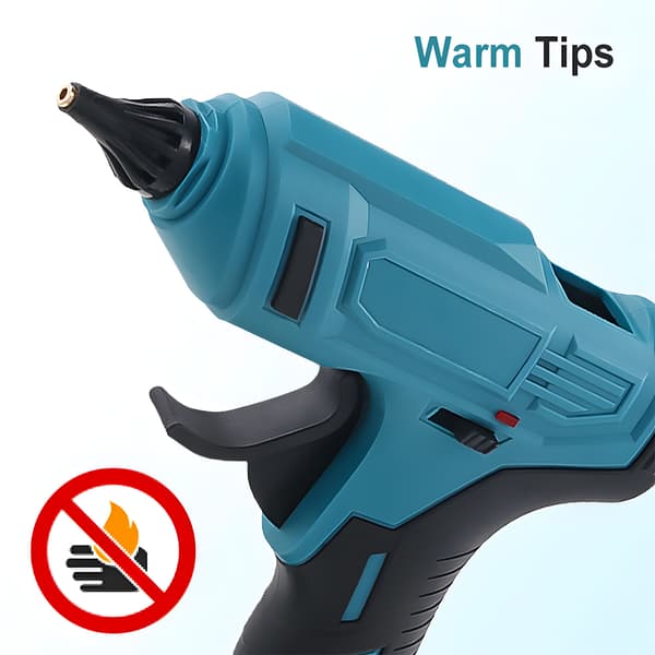 Trådløs elektrisk varmepistol, 18V, 11mm limstift