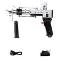 Miniatyrbillede 1 af 2: Tæppe Tufting Pistol, Skåret Luv & Sløjfe Luv, Elektrisk & Håndholdt,SORT EU Stik