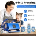 Pikkukuva 4 / 4: Muki Lämpöpuristuskone, 500W Teho, Digitaalinen Näyttö