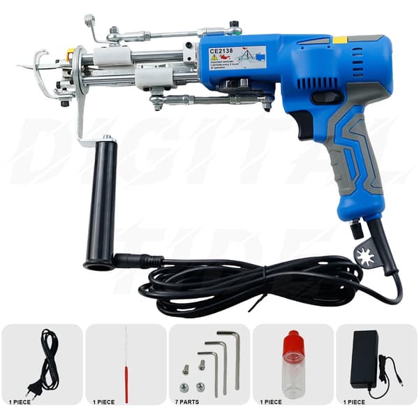 Elektrisk Matta Tufting Pistol, 120W Effekt, 1000-6000 RPM Hastighet,EU