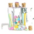 Miniatyrbillede 1 af 4: DIY Glasflasker, 55 ml kapacitet, Korklåg, 50 stk. sæt