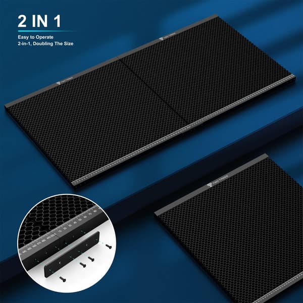 Hunajakennolevy, liitettävä muotoilu, 2 in 1 -ominaisuus,2 kpl Mehiläispesä, 300x300x22mm
