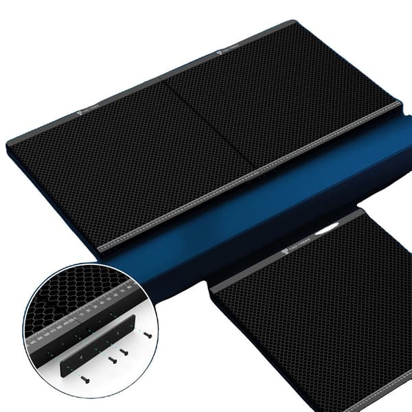Honungskakspanel, delbar design, 2 i 1-funktion,2st Bihoneycomb, 300x300x22mm