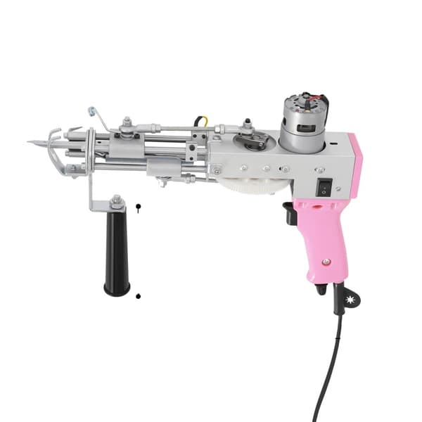 Tuftingverktyg, 100W effekt, max hastighet 13000 rpm, justerbar tjocklek 7-21 mm,Rosa