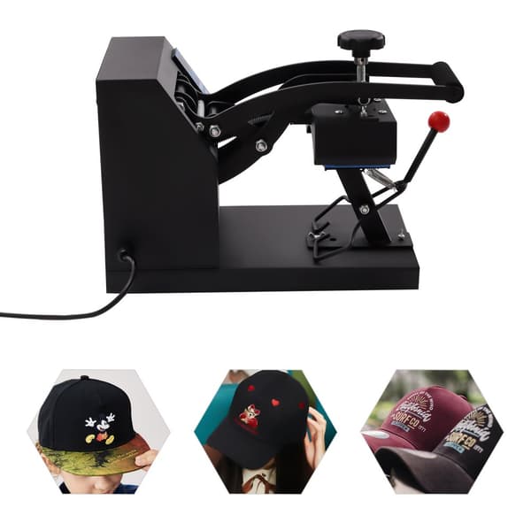 Varmepressemaskine, 360° rotation, digital kontrol