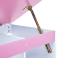 Miniatyrbild 9 av 10: vidaXL Skrivbord för barn lutbart rosa och vit