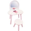 Pikkukuva 3 / 4: Meikkipöytä ja jakkara - Ballerina Dancer - FUN HOUSE - K.48 X L.60 X S.40 / K.27 X L.28 X S.28 cm