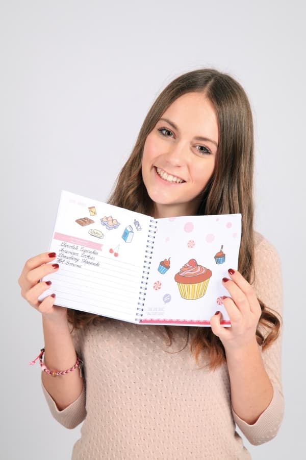 Lena Gör-det-själv Scrapbook m. nyckel, stor