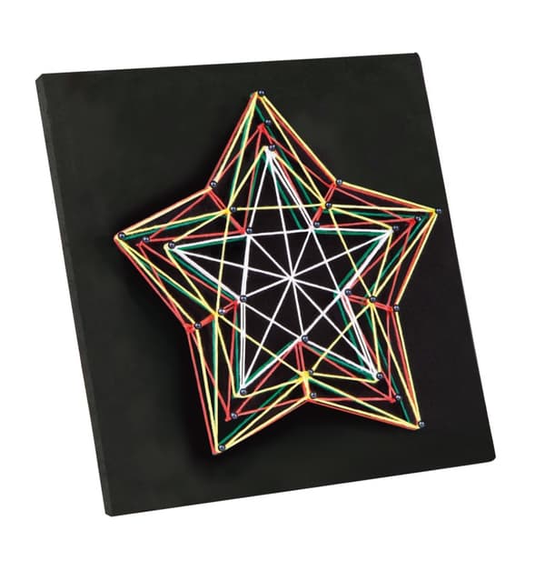 Lena String Art Flamingo og Stjärna