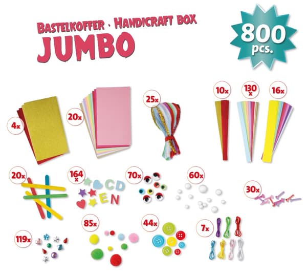 Lena Jumbo Handicraft Box Jumbo Pink