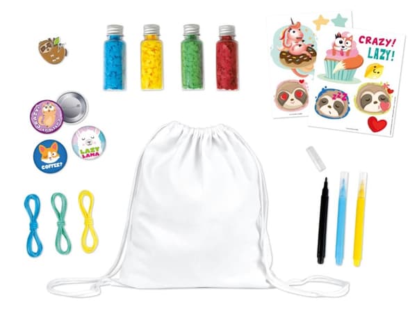 Fashion Batik "Designa din ryggsäck i linne" set för barn från 8 år