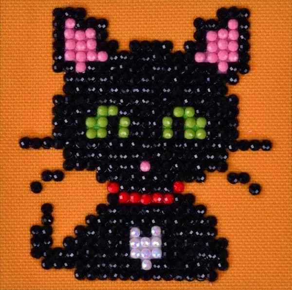Diamond Dotz  7 x 7 cm - Katt