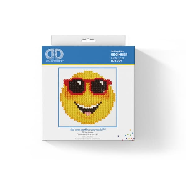 Diamond Dotz 10 x 10 cm - Smiling Face