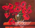 Miniatyrbild 1 av 3: Diamond Dotz 51 x 41 cm - Röda vallmo