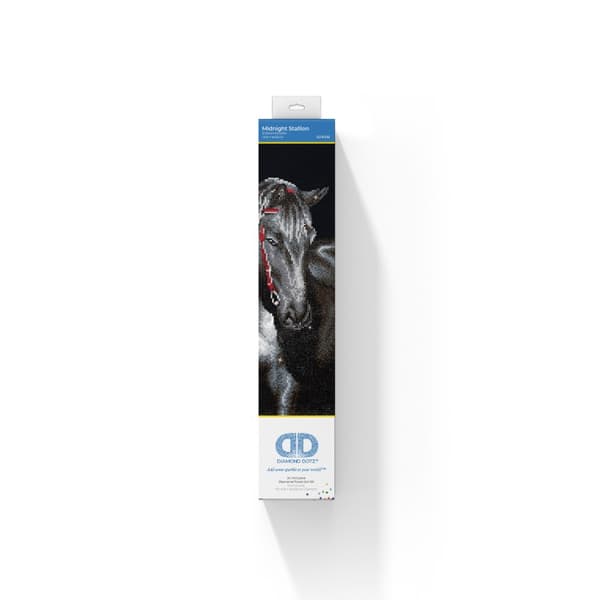 Diamond Dotz 53 x 42 cm - Midnight Stallion Häst