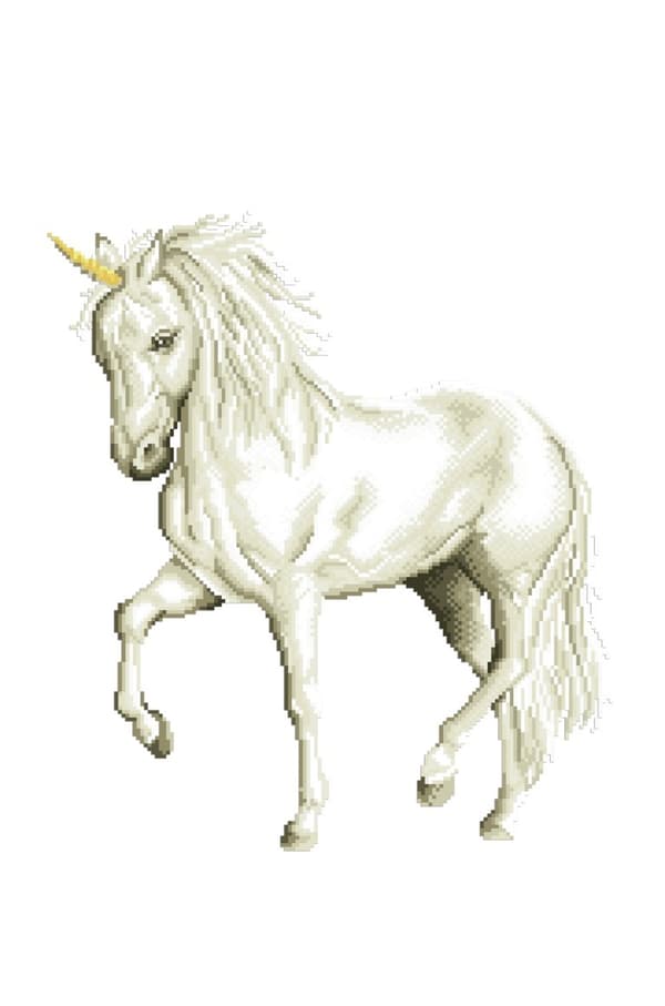 Diamond Dotz 51 x 77 cm - Magisk Unicorn