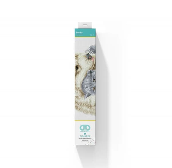 Diamond Dotz Squares 33 x 41 cm - Hund och katt